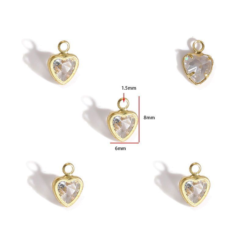 5PCS Crystal Collection Jewelry Making Findings Charm
