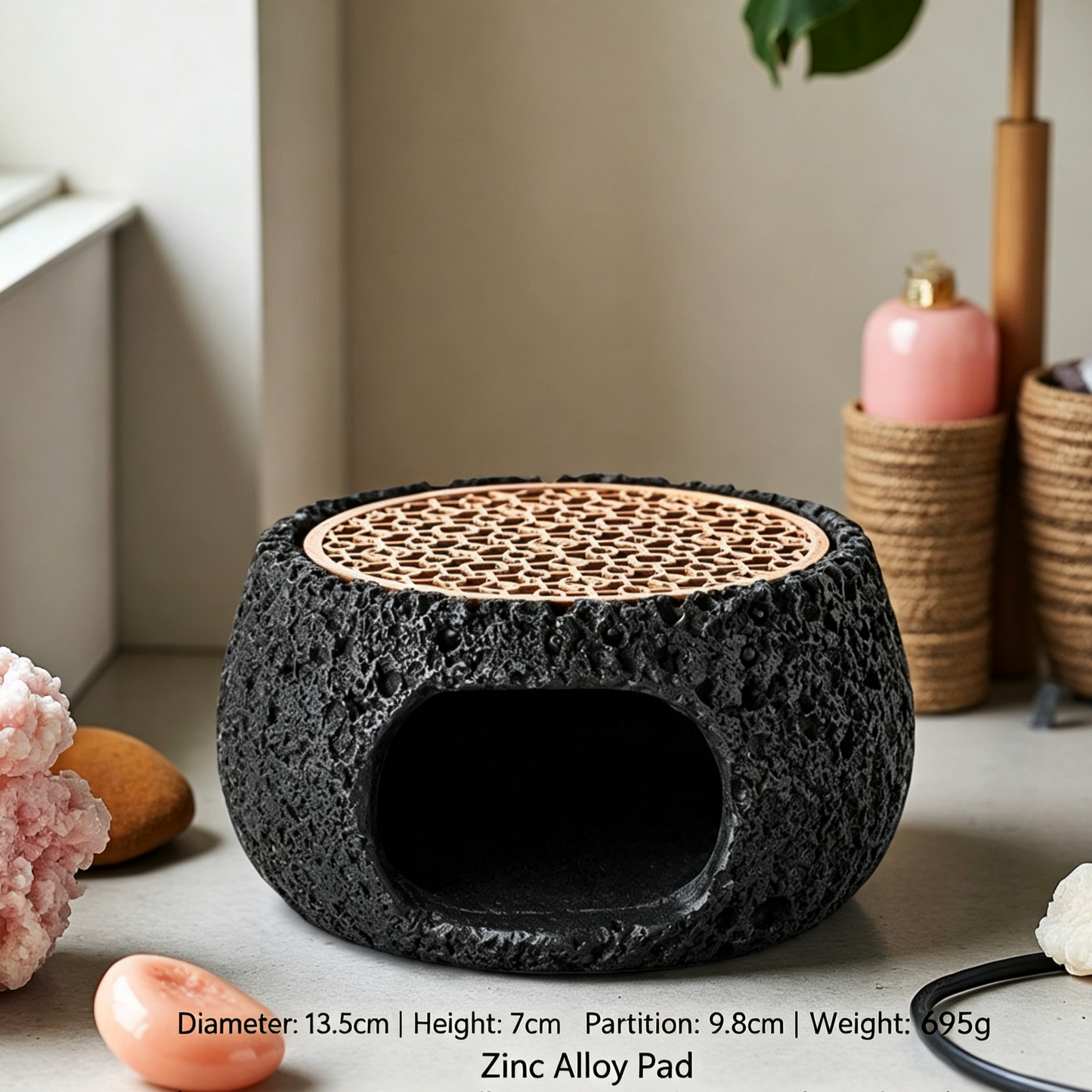 For Sage or Incense Sacred Geometry Hollow Healing Box