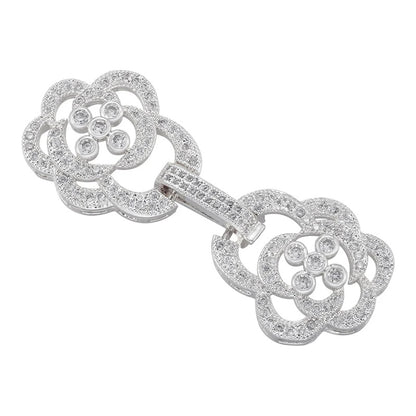 1 Pcs Hooks Accesories Supplies Brass Cubic Zirconia Connectors