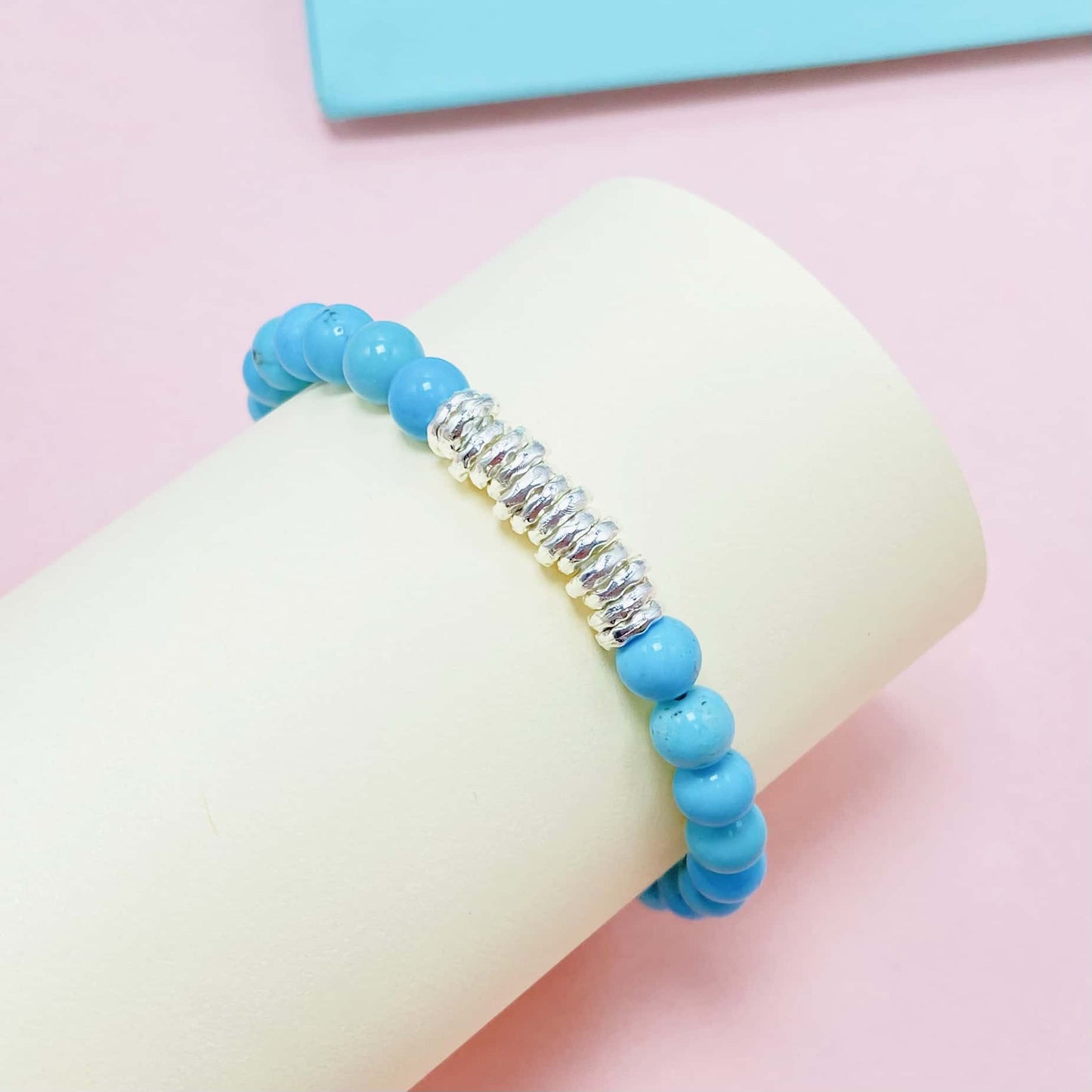 Blue Turquoise Improve Sleep Crystal Bracelet