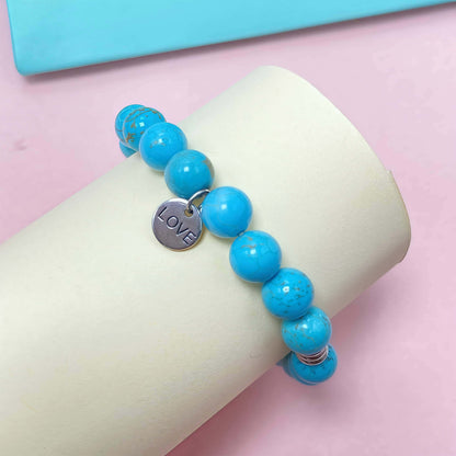 Turquoise Crystal Bracelet for Love and Relationship