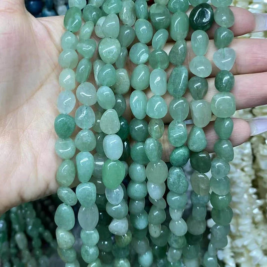 Nugget Shape Aventurine Beads