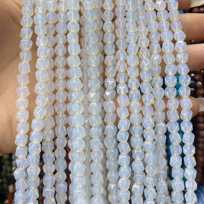 Diamond Faceted Beads 6mm/8mm/10mm Quartz/Jasper/Agate/Crystal