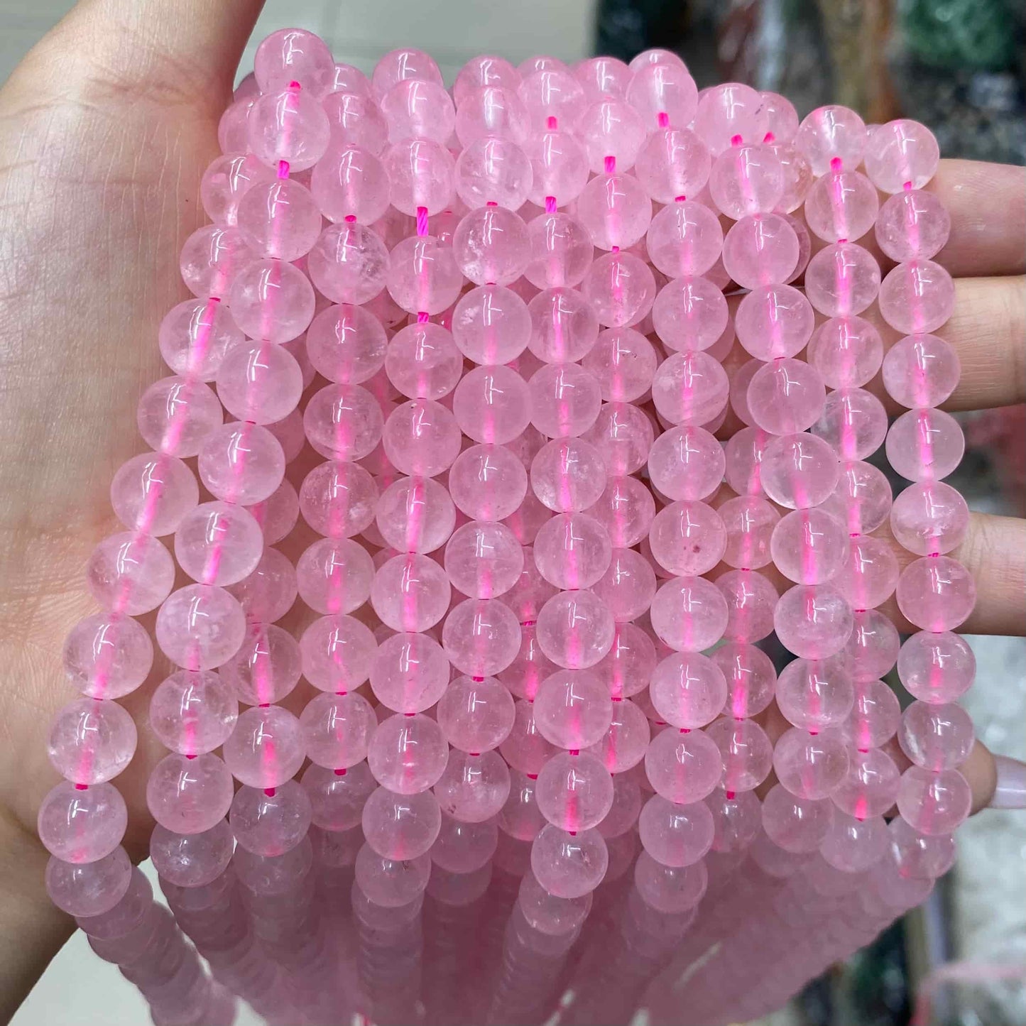 Wholesale Gemstone Beads 4mm 6mm 8mm 10mm 12mm-Loose Bead -Free Shipping （I）