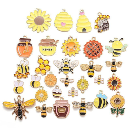 Honey Bee Collection Jewelry Making Findings Charm