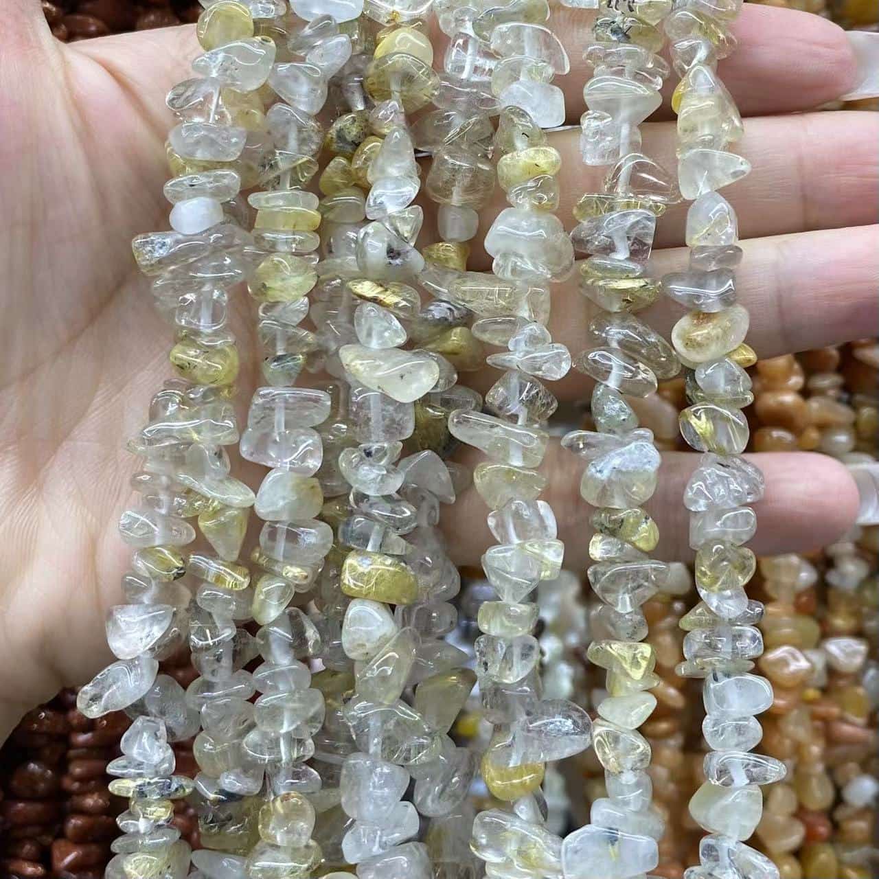Freeform Chip Beads 3-8mm Gemstone/Quartz/Jasper/Agate