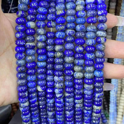 Round Rondelle Beads 2x4mm 4x6mm 5x8mm Quartz/Jasper/Agate