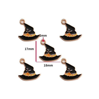 5PCS Halloween Style Theme Jewelry Making Findings Charm #3