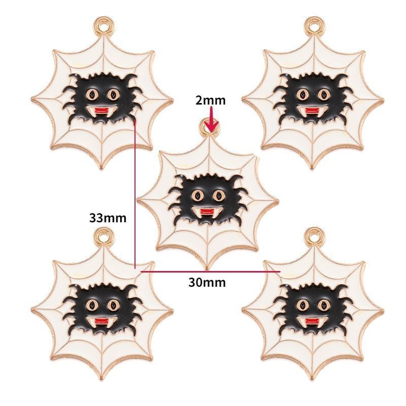 5PCS Halloween Style Theme Jewelry Making Findings Charm #2