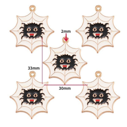 5PCS Halloween Style Theme Jewelry Making Findings Charm #2