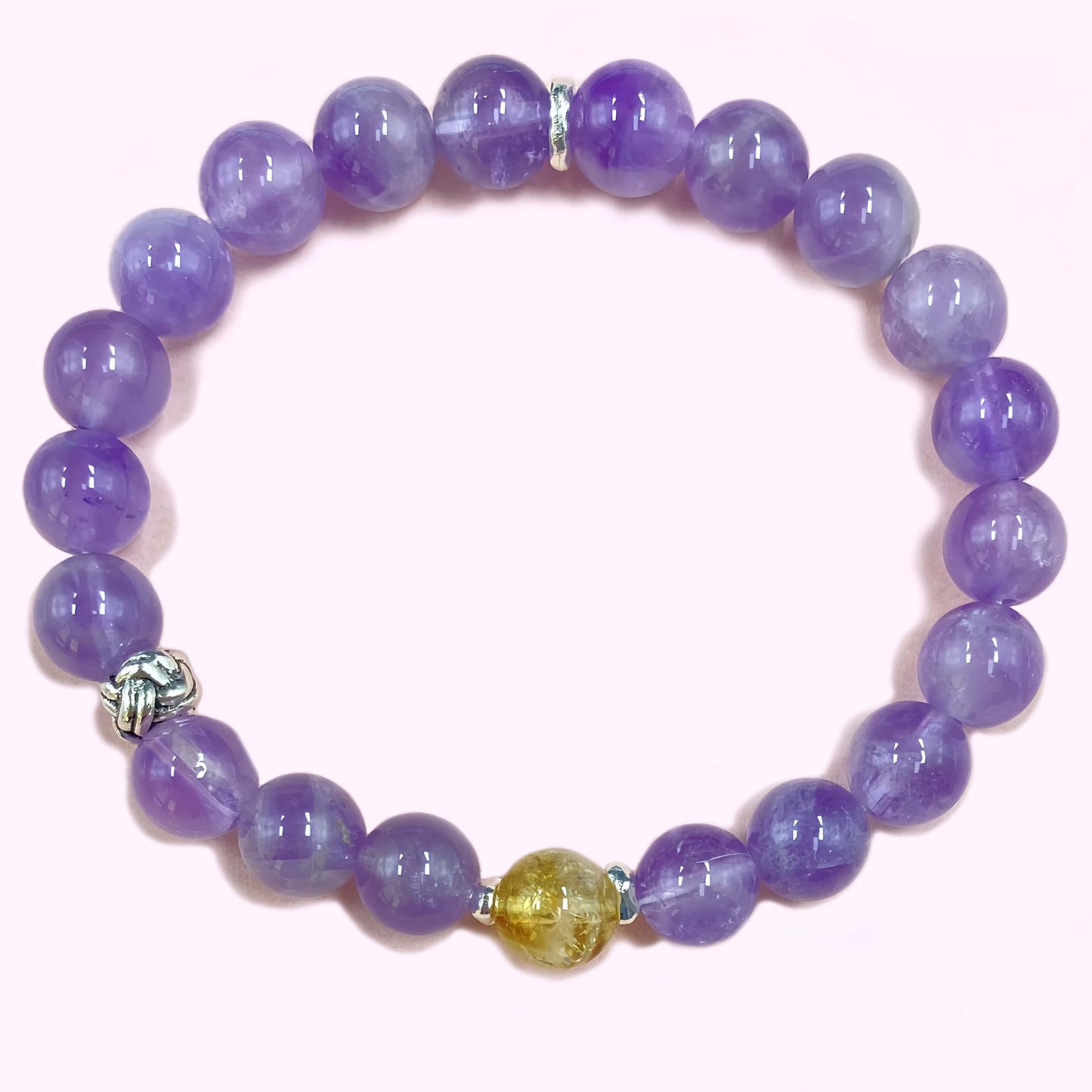 Amethyst Crystal Bracelet for Focus and Concentration