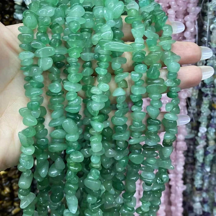 Freeform Chip Aventurine Beads