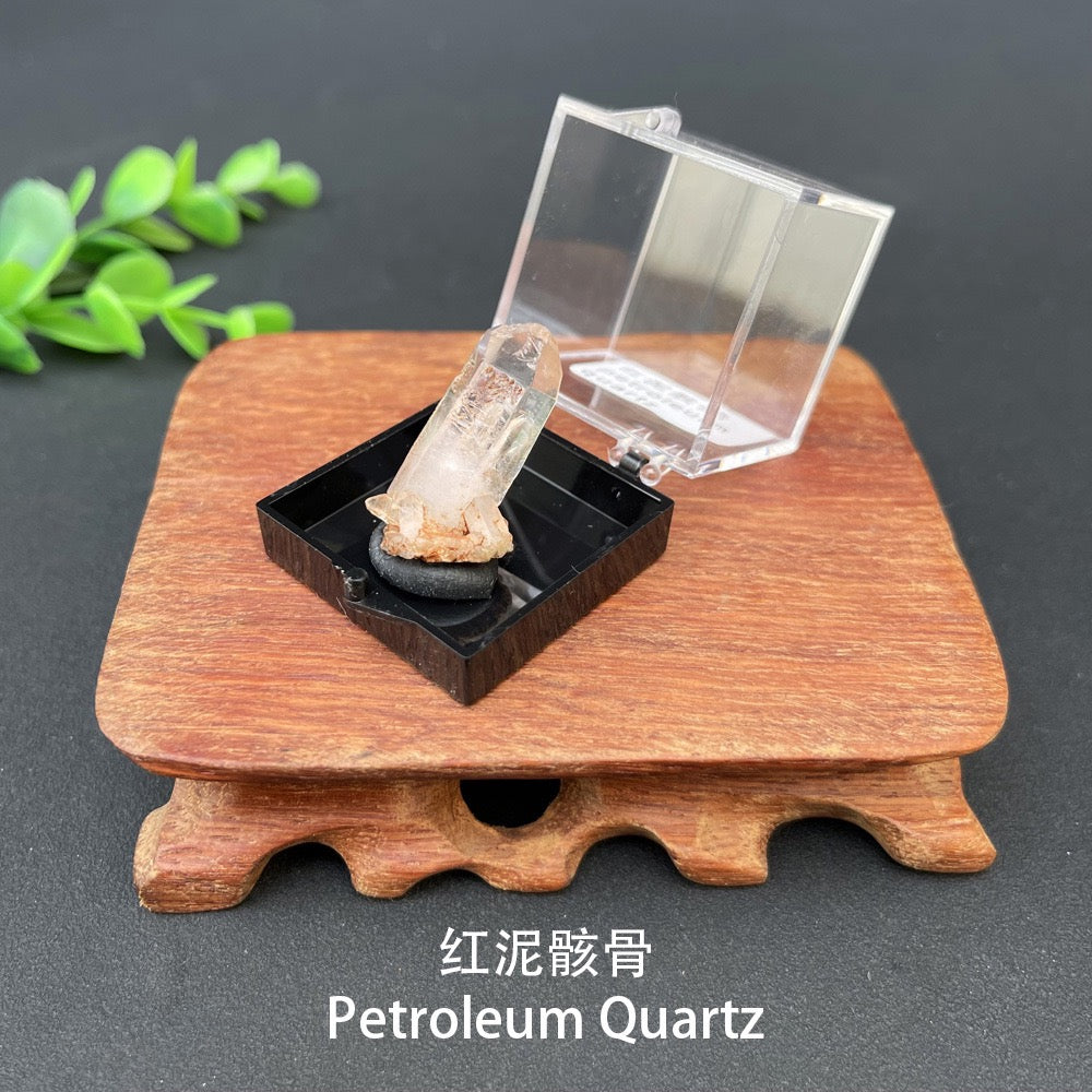 Micro Mineral Box Raw Crystal GemstoneCollection Box