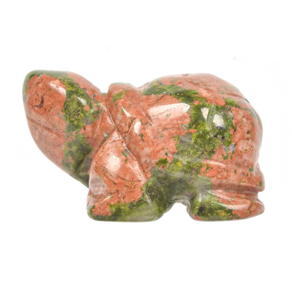 Turtle Statue Hand Carved Animal Figurine