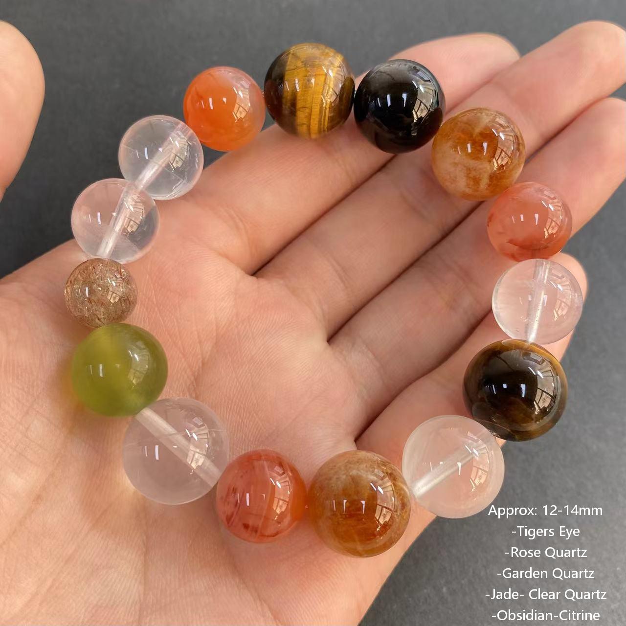 Natural Designer Healing Crystal Bracelet Mutiple Styles