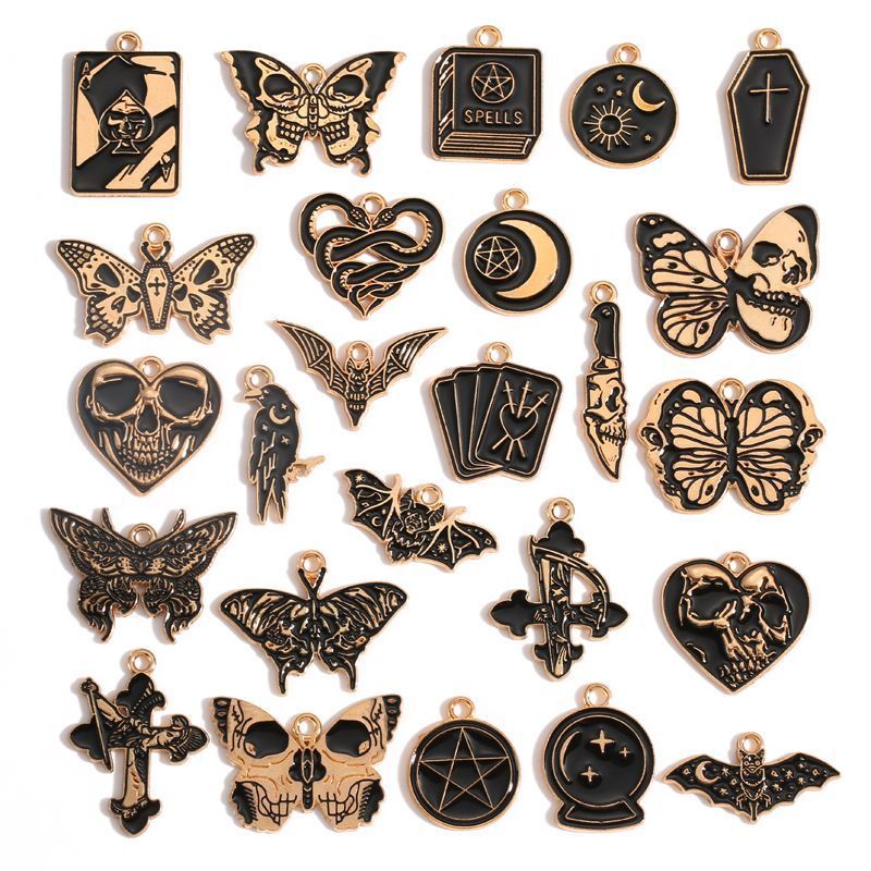 Gothic Black Theme Collection Jewelry Making Findings Charm