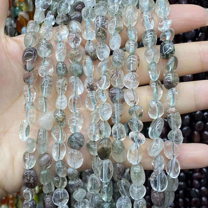 Irregular Smooth Beads 6-8mm Gemstone/Quartz/Jasper/Agate