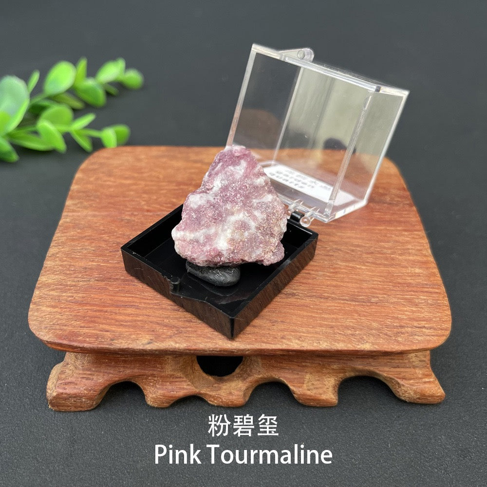 Micro Mineral Box Raw Crystal GemstoneCollection Box
