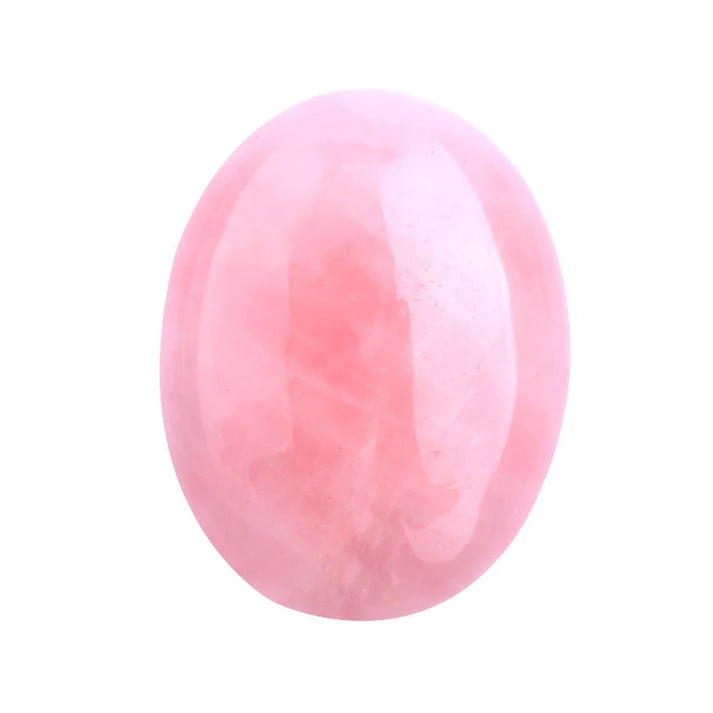 Oval Palm Rose Quartz