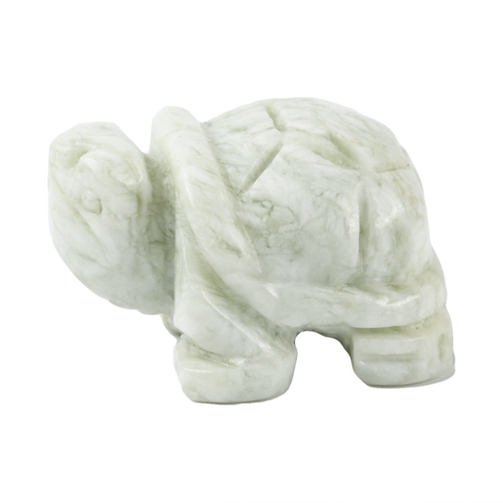 Turtle Statue Hand Carved Animal Figurine