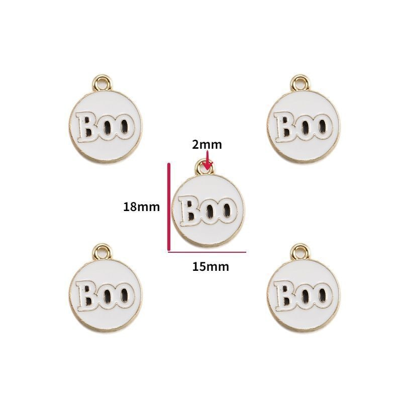 5PCS Halloween Style Theme Jewelry Making Findings Charm #3