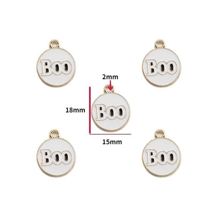 5PCS Halloween Style Theme Jewelry Making Findings Charm #3