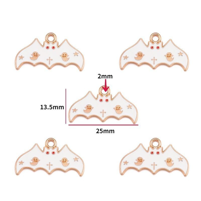 5PCS Halloween Style Theme Jewelry Making Findings Charm #2