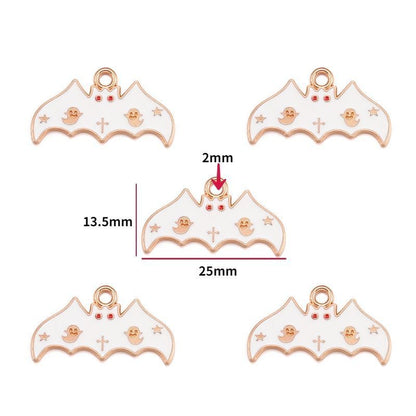 5PCS Halloween Style Theme Jewelry Making Findings Charm #2