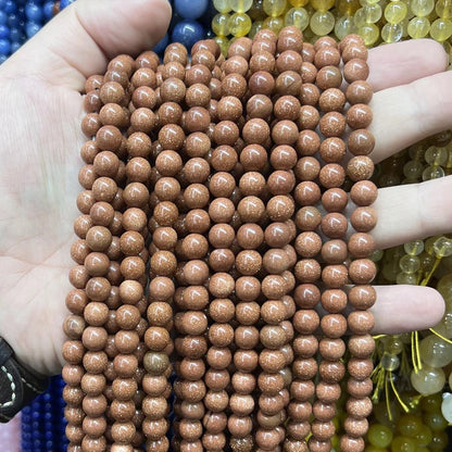 Round Sandstone Beads