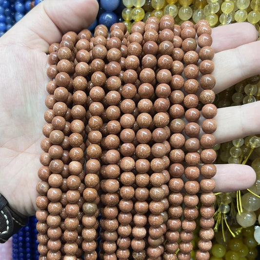 Round Sandstone Beads