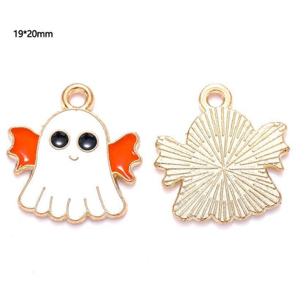 5PCS Halloween Style Theme Jewelry Making Findings Charm #1