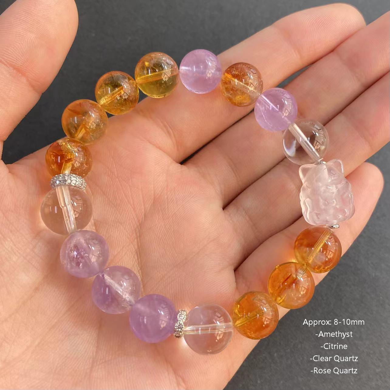 Natural Designer Healing Crystal Bracelet Mutiple Styles