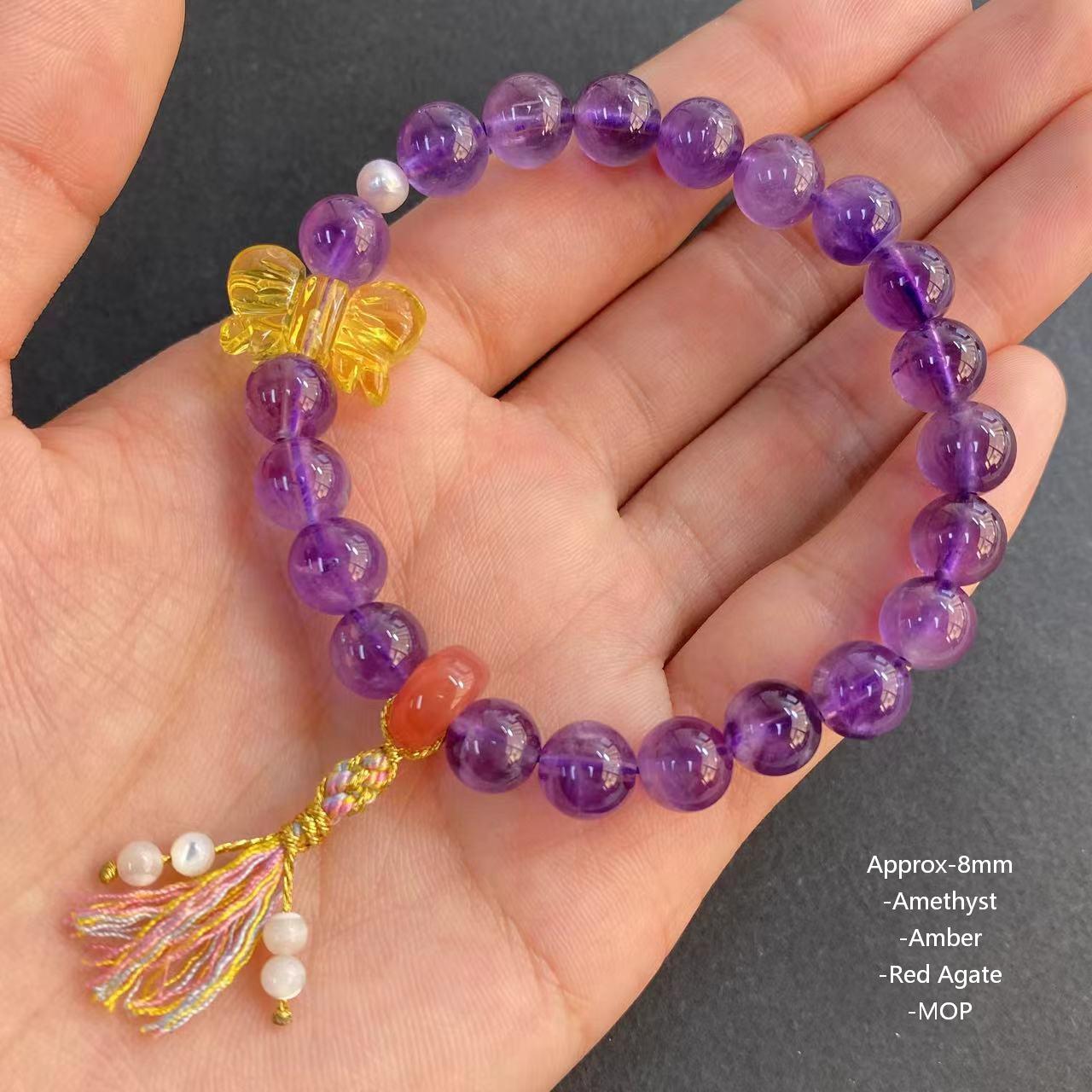 Natural Designer Healing Crystal Bracelet Mutiple Styles