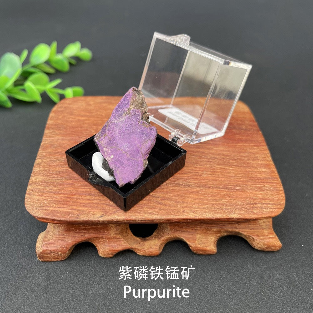 Micro Mineral Box Raw Crystal GemstoneCollection Box
