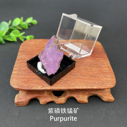 Micro Mineral Box Raw Crystal GemstoneCollection Box