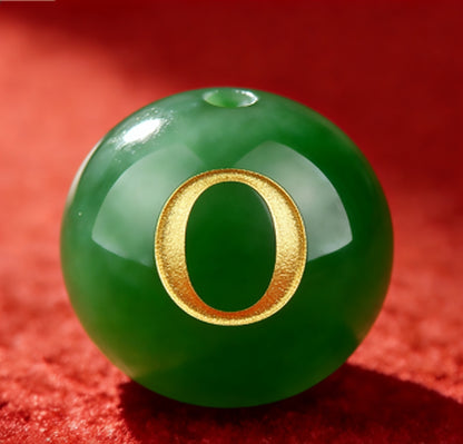 Natural Red Agate Beads - 26 Alphabet Loose Beads for Engraving Customization DIY