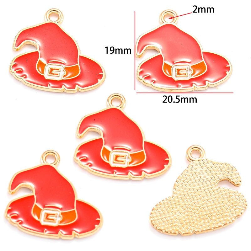 5PCS Halloween Style Theme Jewelry Making Findings Charm #3