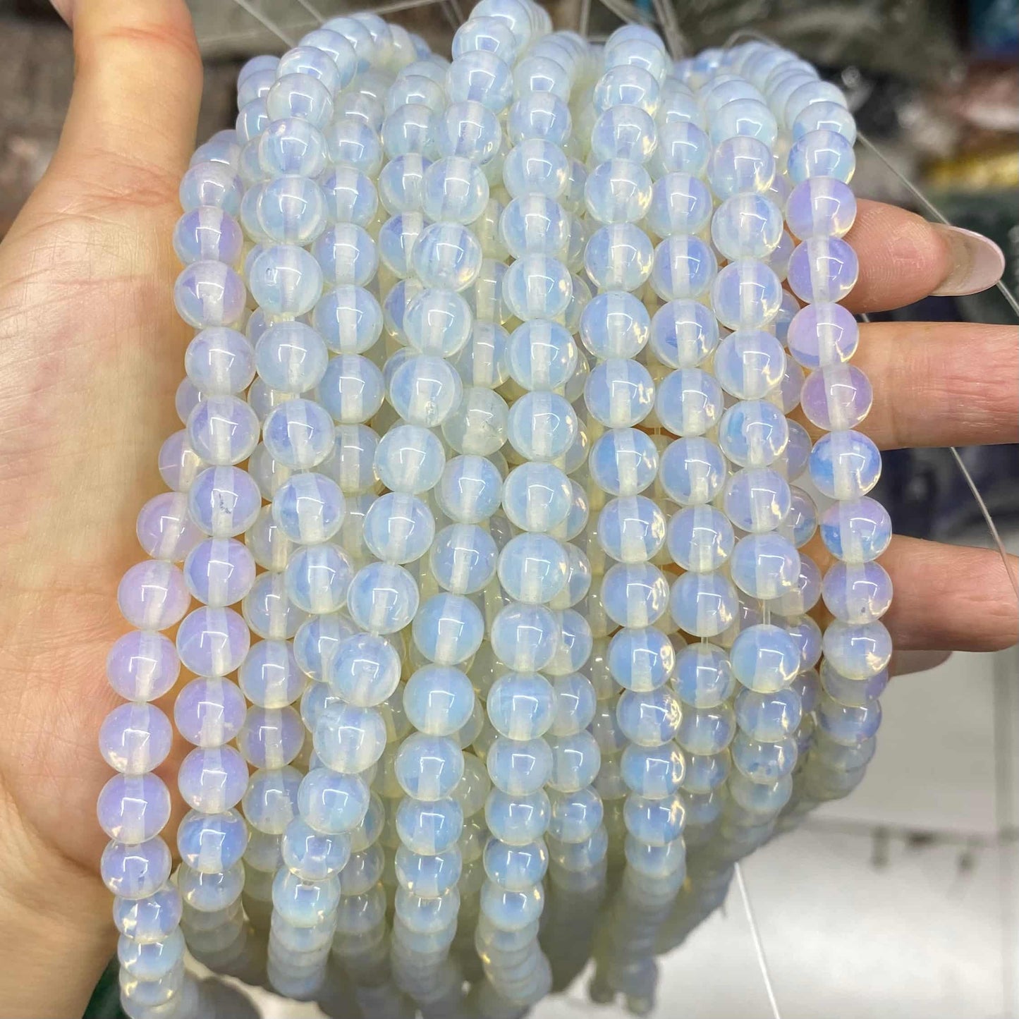 Wholesale Gemstone Beads 4mm 6mm 8mm 10mm 12mm-Loose Bead -Free Shipping （I）