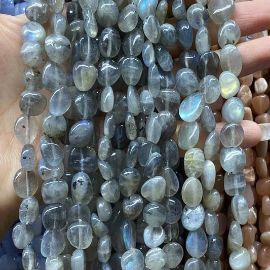Nugget Shape Labradorite Beads