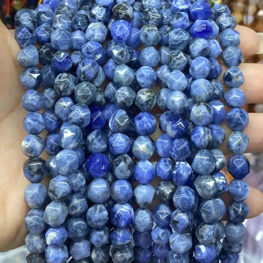 Diamond Shape Sodalite Beads