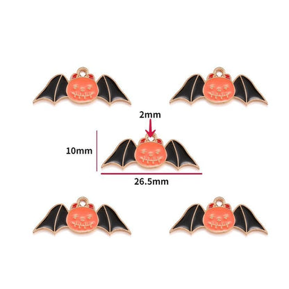 5PCS Halloween Style Theme Jewelry Making Findings Charm #2