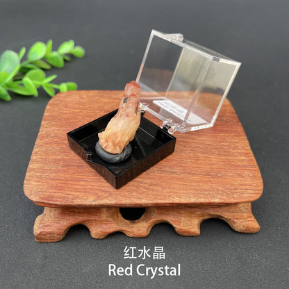 Micro Mineral Box Raw Crystal GemstoneCollection Box