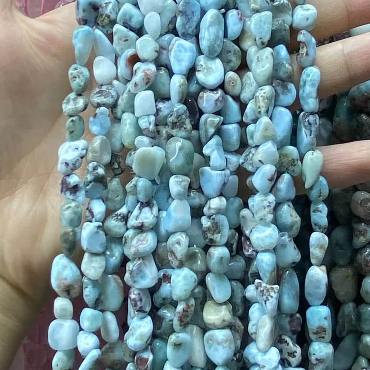 Irregular Smooth Beads 6-8mm Gemstone/Quartz/Jasper/Agate