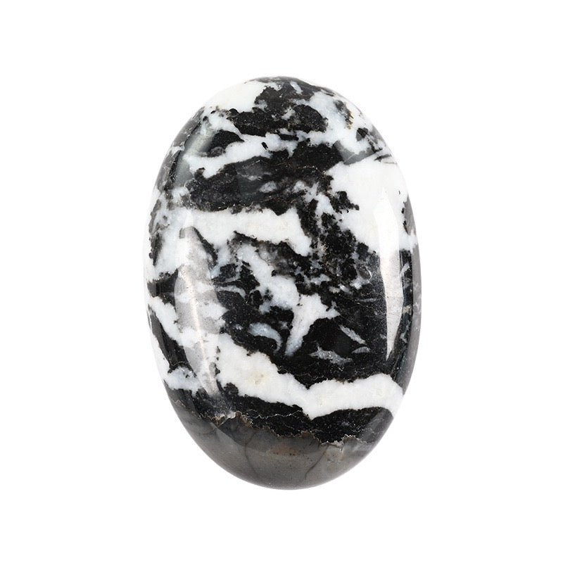 Oval Palm Stone, Polished Oval Gemstone Pocket Palm Stone Gift