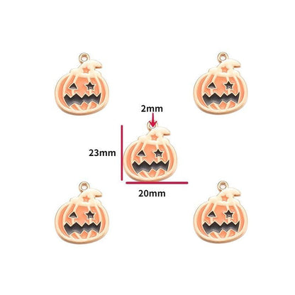 5PCS Halloween Style Theme Jewelry Making Findings Charm #1