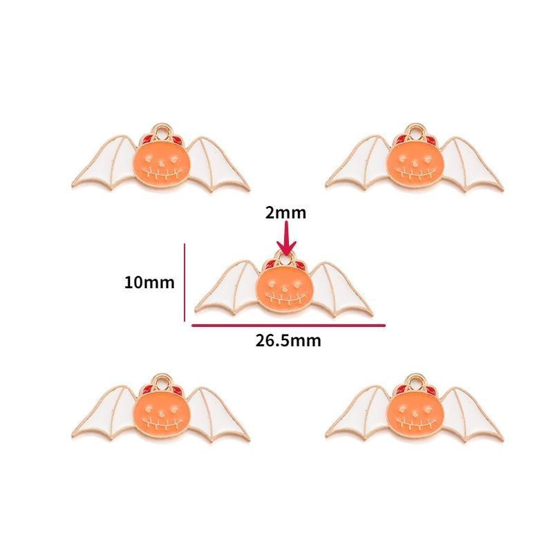 5PCS Halloween Style Theme Jewelry Making Findings Charm #2