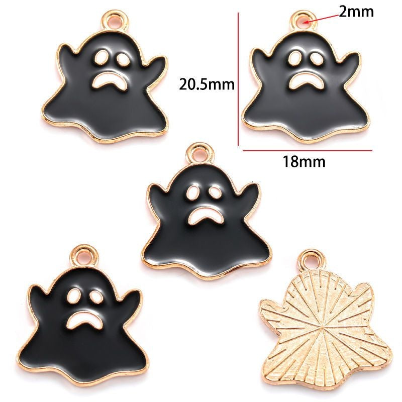 5PCS Halloween Style Theme Jewelry Making Findings Charm #3