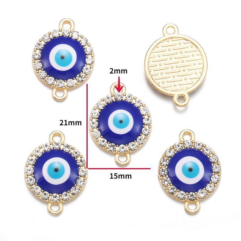 Evil Eyes Spacer Jewelry Making Findings for All Use