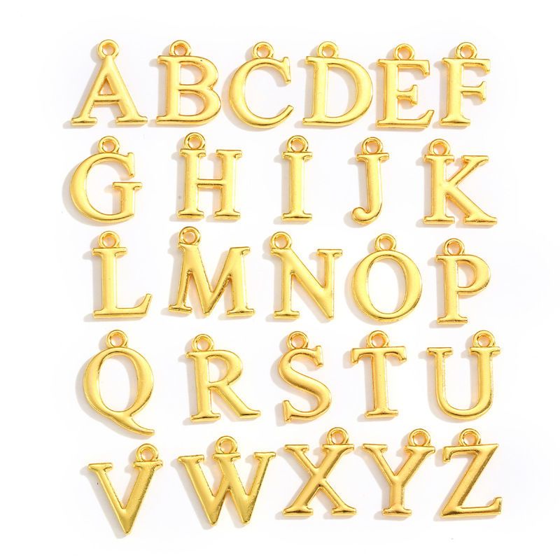 Alphabet Set Jewelry Making Findings Charm