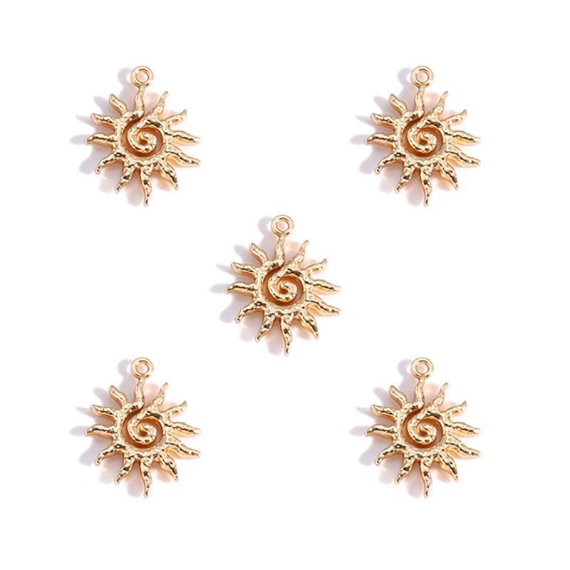 5 PCS Sun Style Jewelry Making Findings Charm Multi Sizes